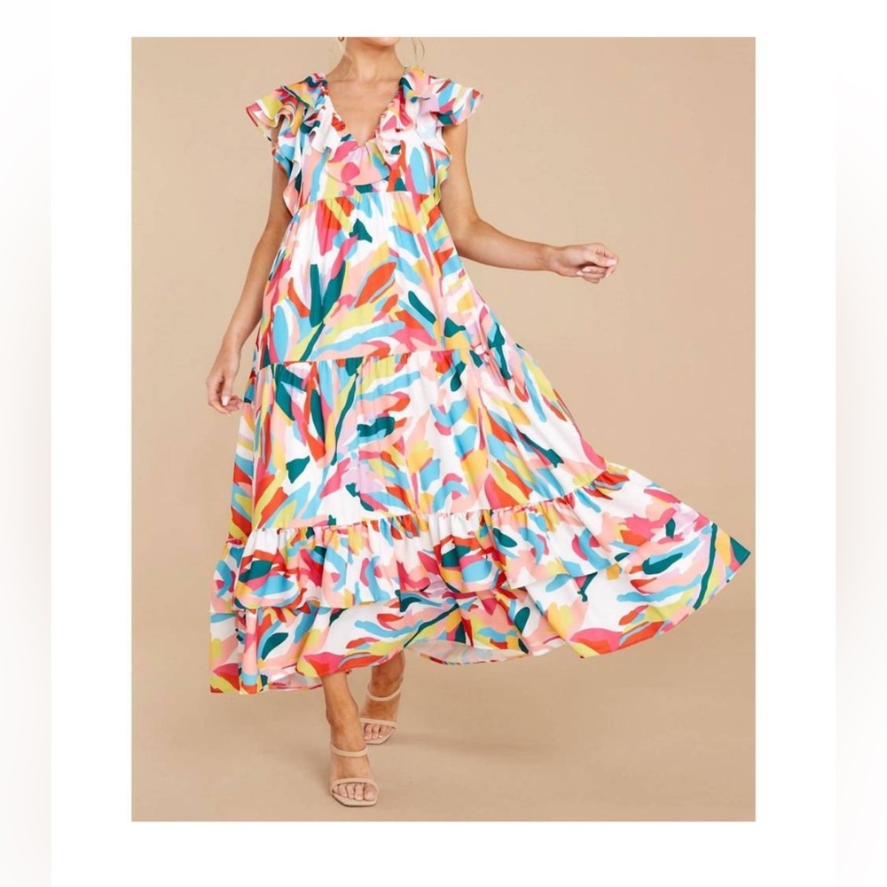 CROSBY BY MOLLIE BURCH willow dress in happy palms